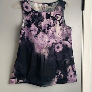 Theory floral top, size S/P